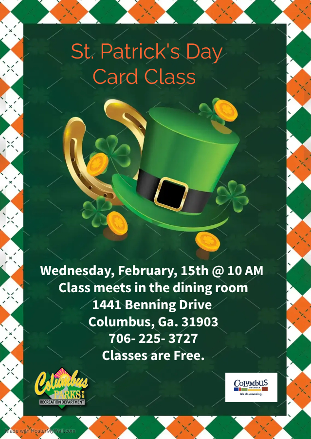 St. Patrick's Day Card Class